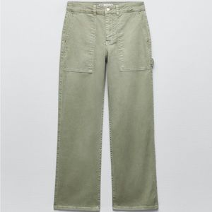 Zara Z1975 High Rise Straight Jeans